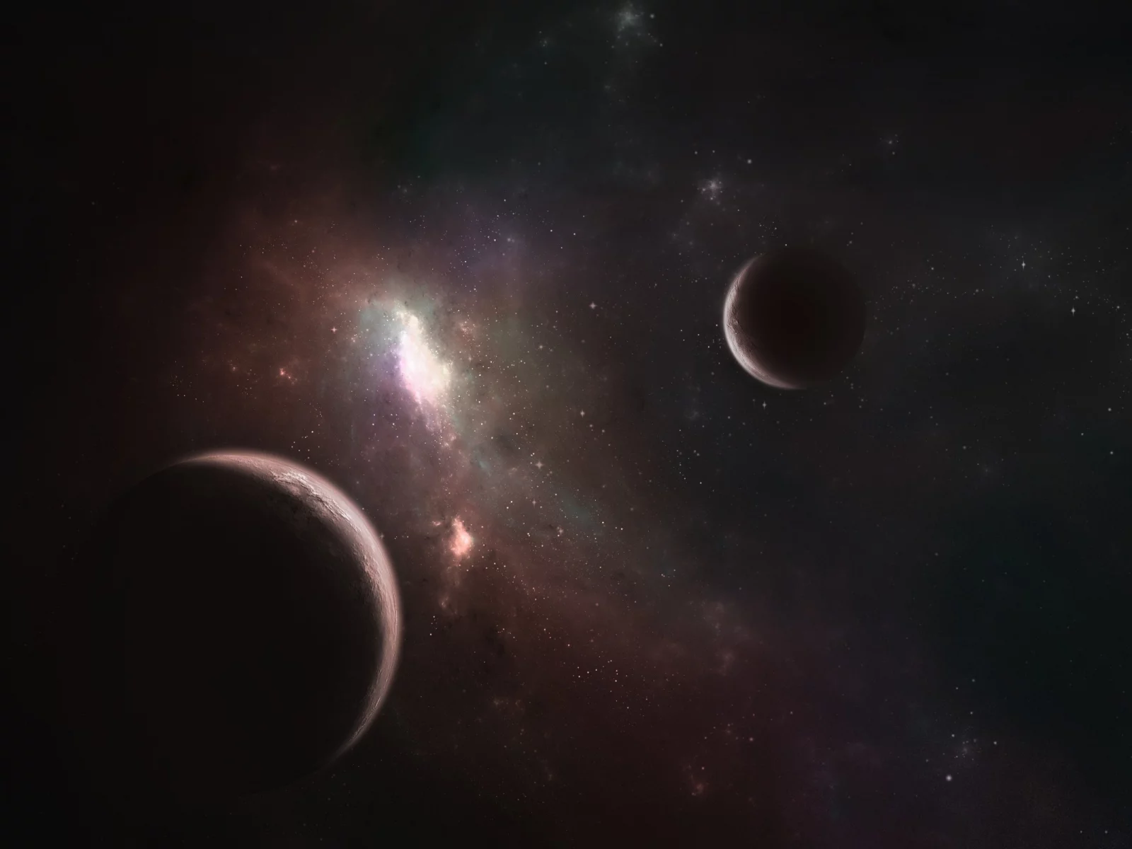 planet, созвездие, satellite, space, свечение