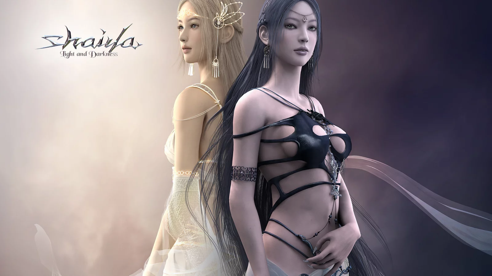 light, волшебници, darkness, and, shaiya