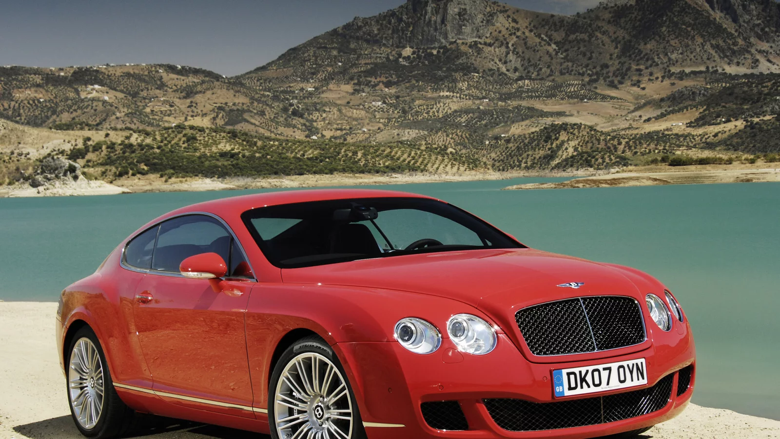 speed, спид, bentley, бентли, continental, gt, континентал, купе, берег, гт, горы, красный, озеро