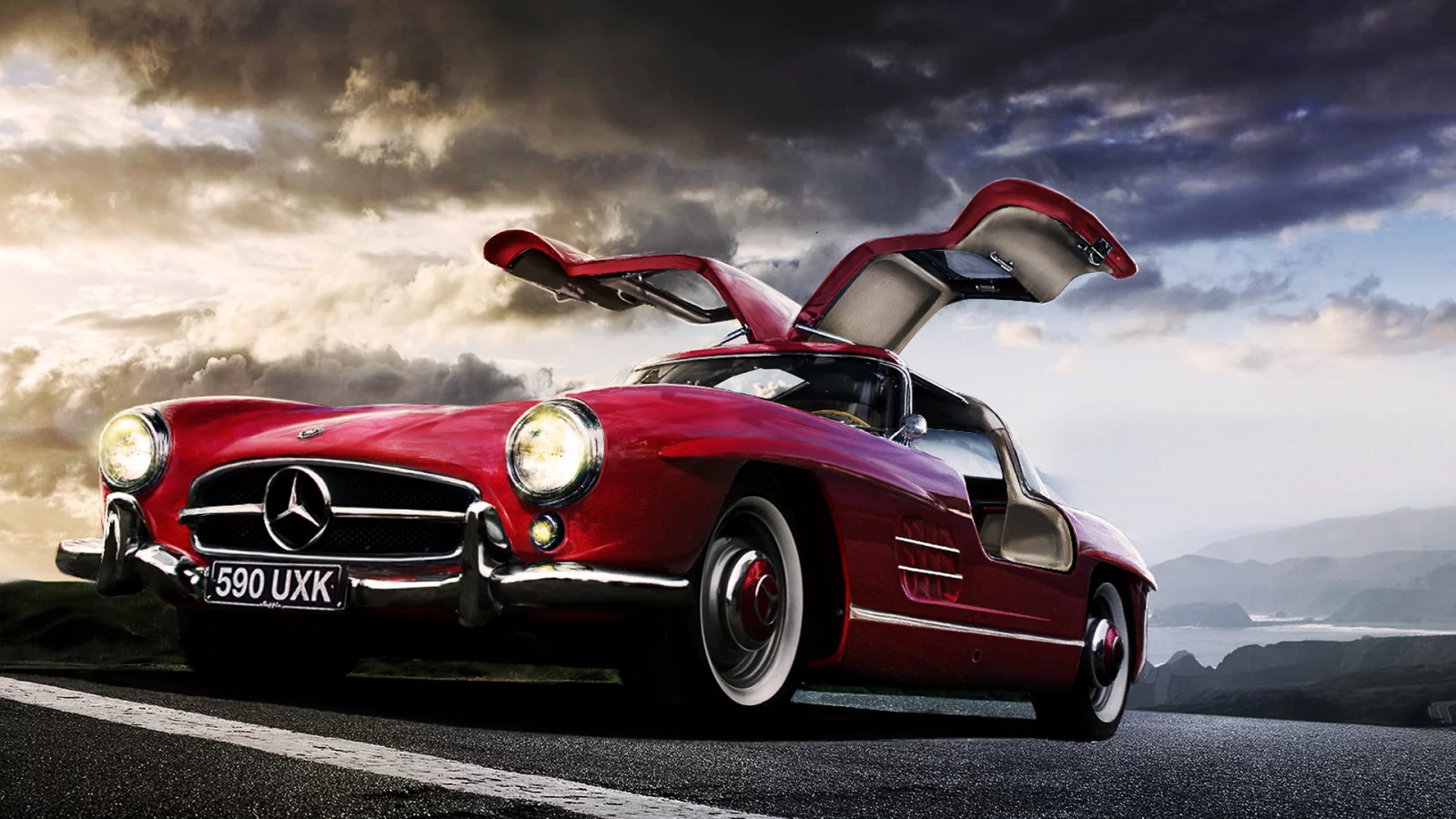 mercedez benz, sl 300, gullwing