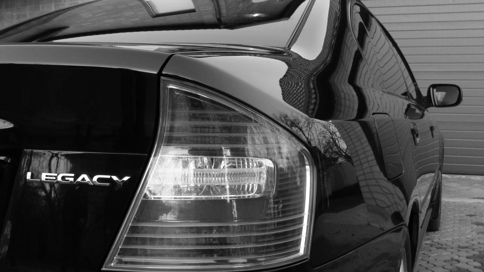 subaru legacy, макро, черный, ретро