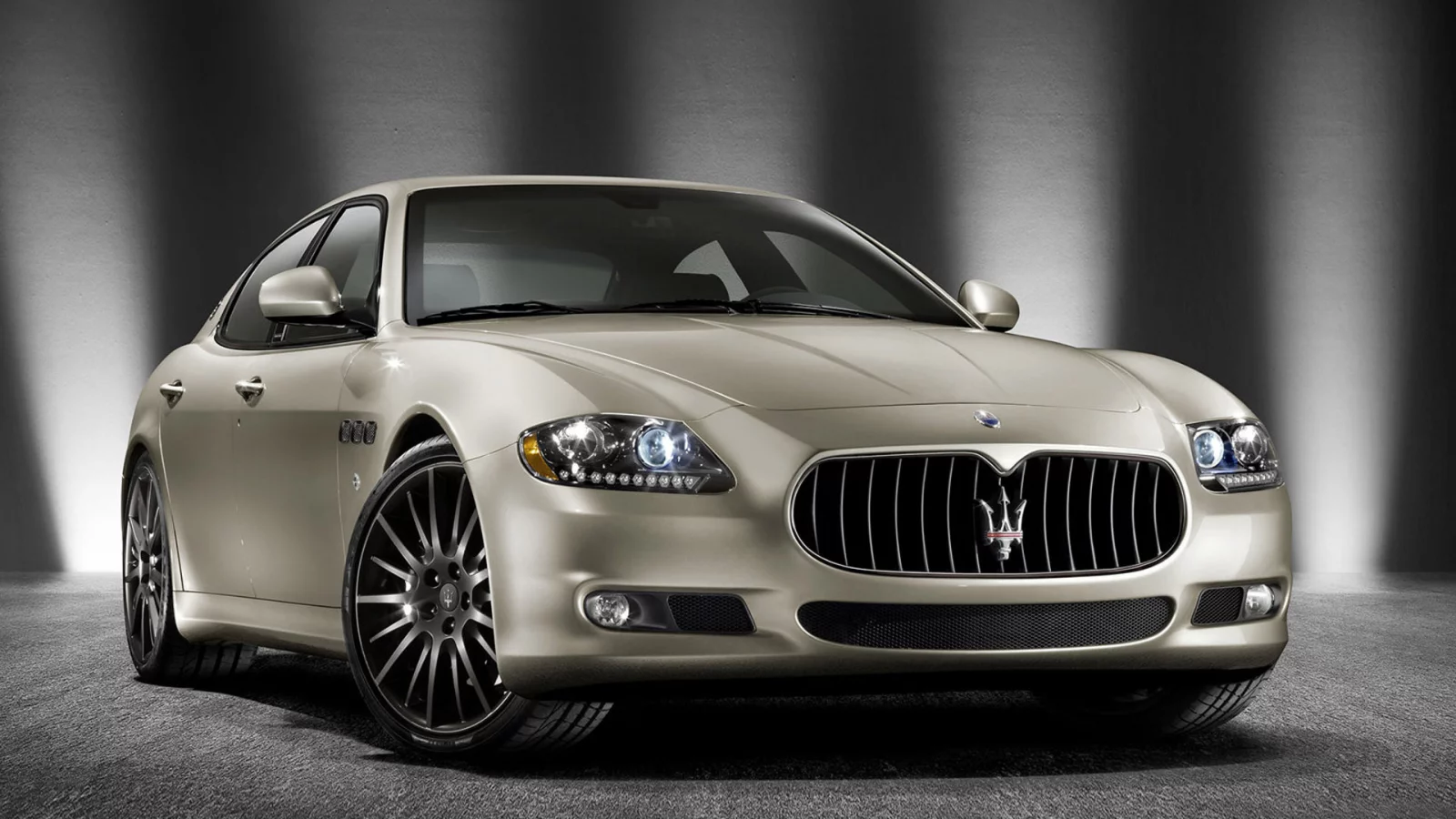 фары, эмблема, maserati, quattroporte