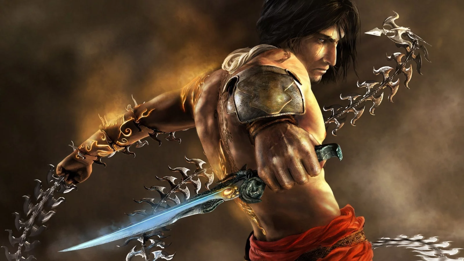 обои из игр, два трона, оружие, beautiful game wallpapers, the two thrones, warrior, prince of persia, кинжал, принц персии