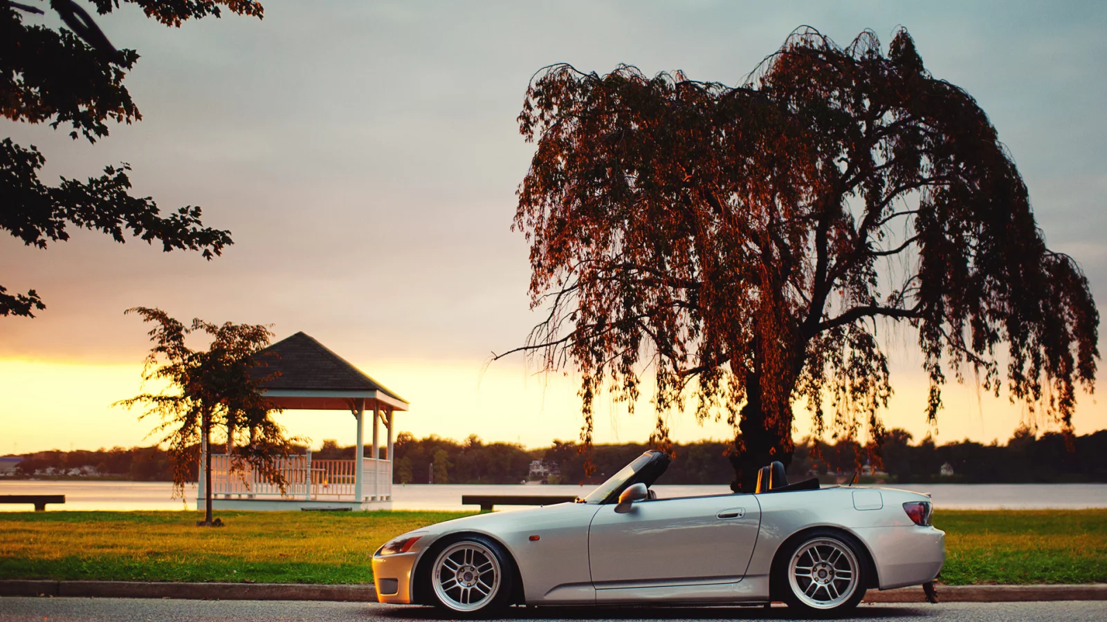 enkei, s2k, honda, s2000, закат