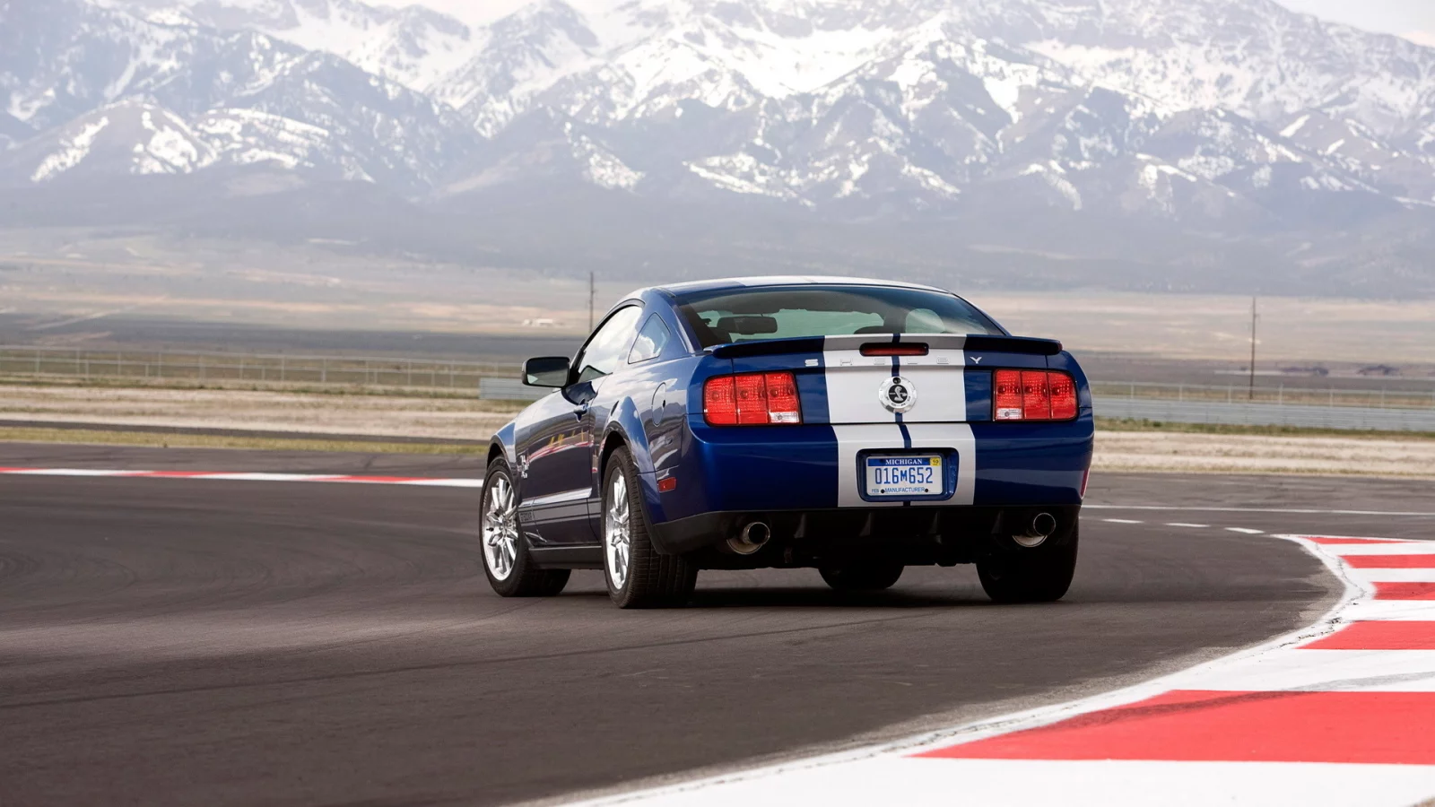белые полоски, горы, mustang, синий, gt500kr, shelby