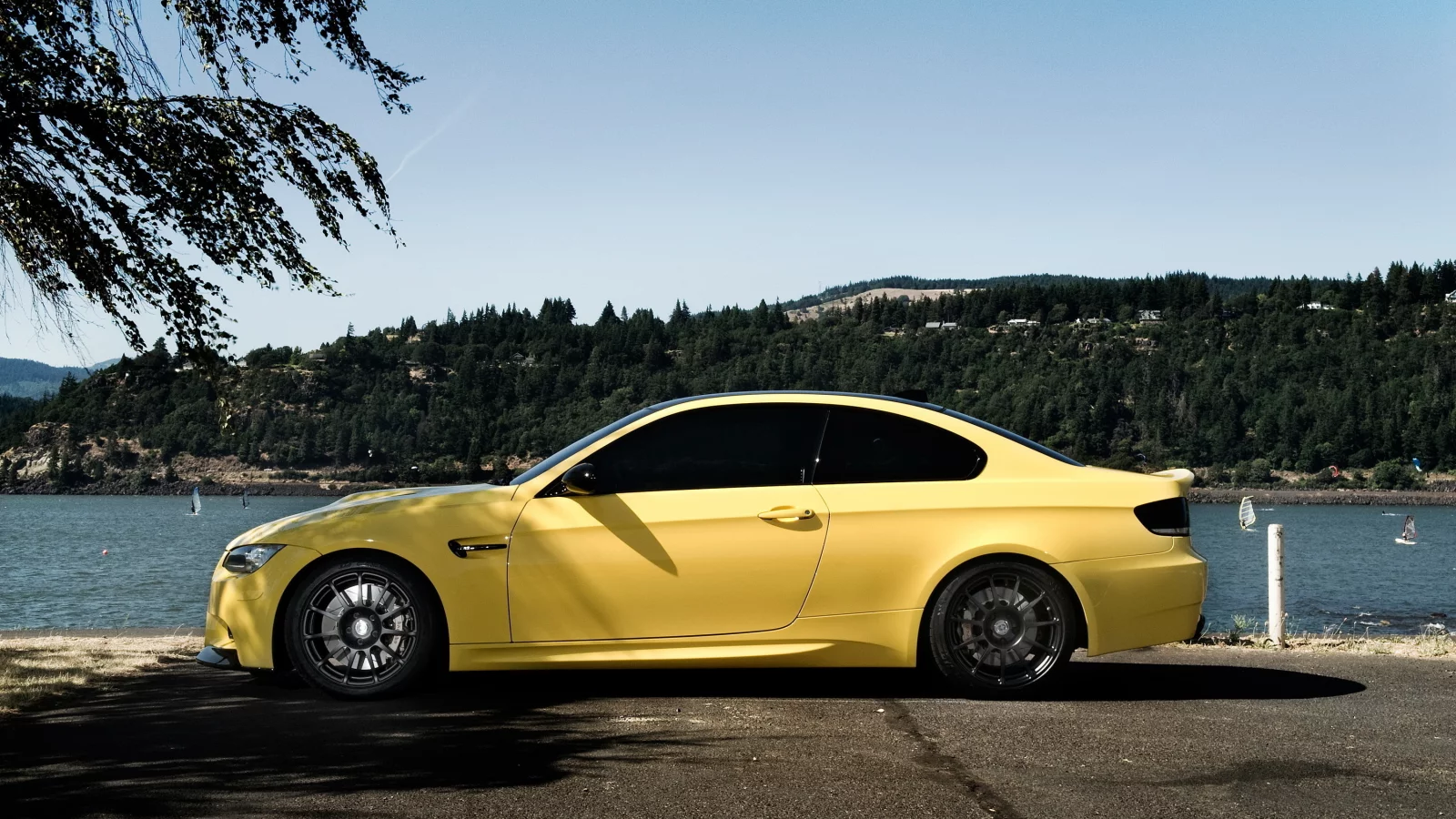 бмв, желтый, bmw m3, тюнинг, авто