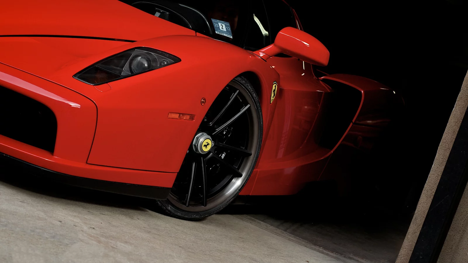 передняя часть, энзо, enzo, красный, red, ferrari, феррари