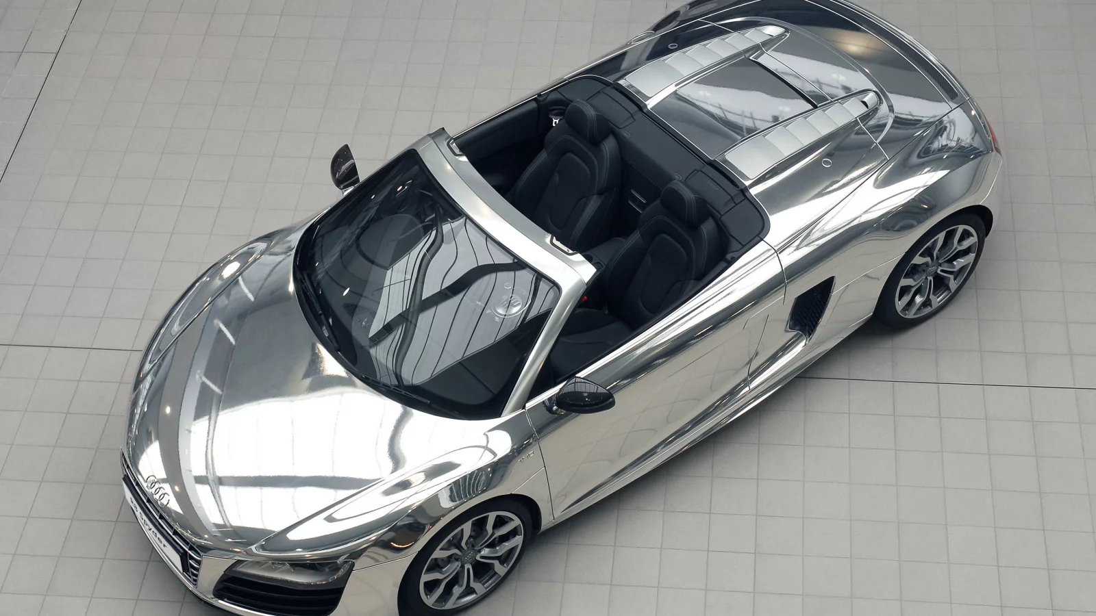 3000x2082, car, машина, audi r8 v10 spyder chrome