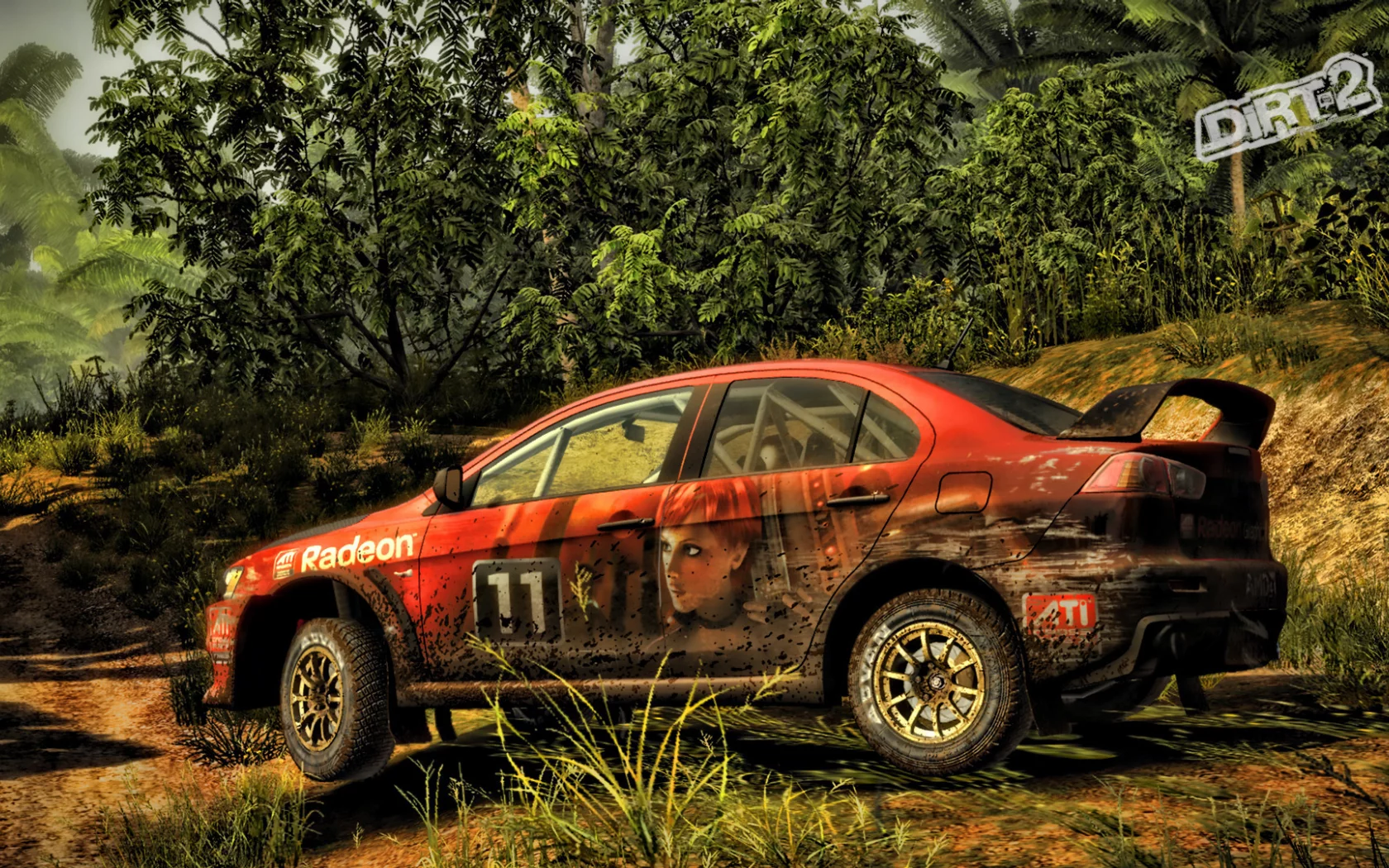 джунгли, dirt2, гонка, грязь