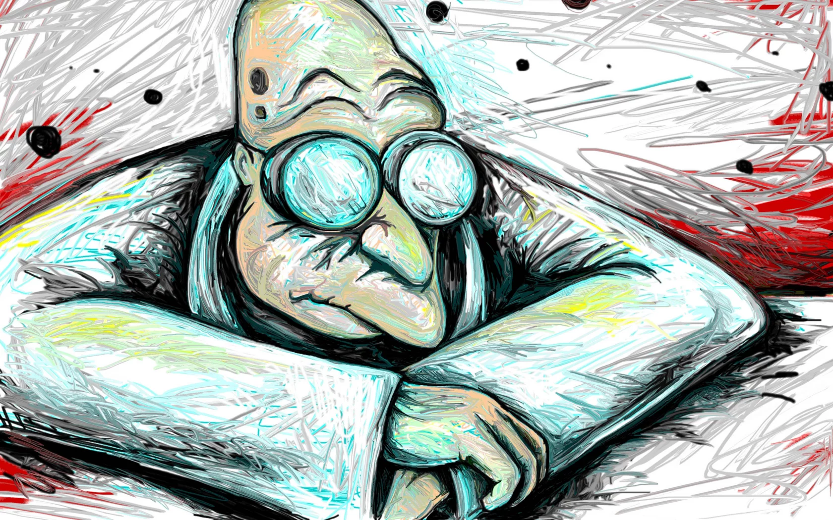 futurama, обои, professor