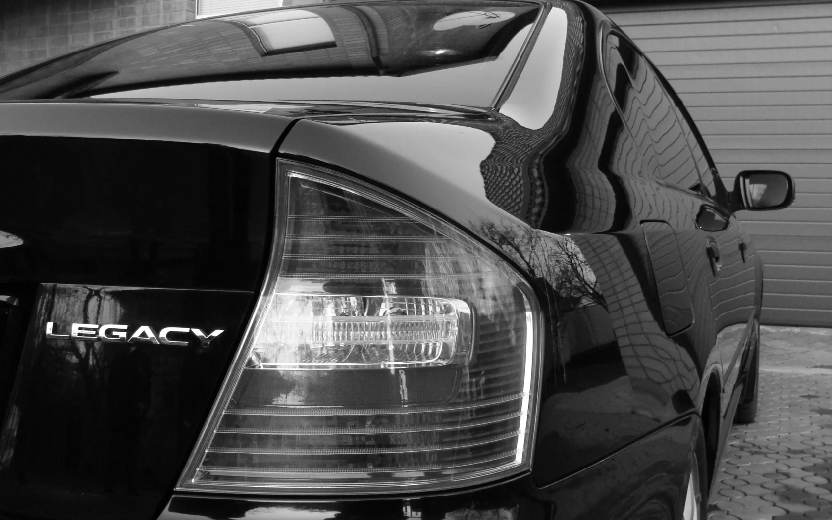subaru legacy, макро, черный, ретро