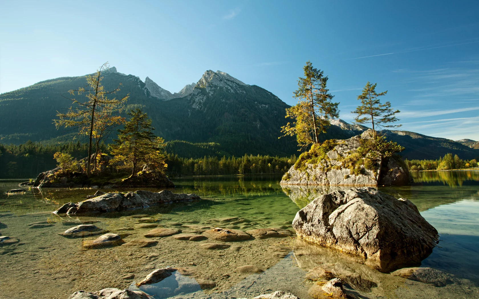 вода, спокойствие, зелень