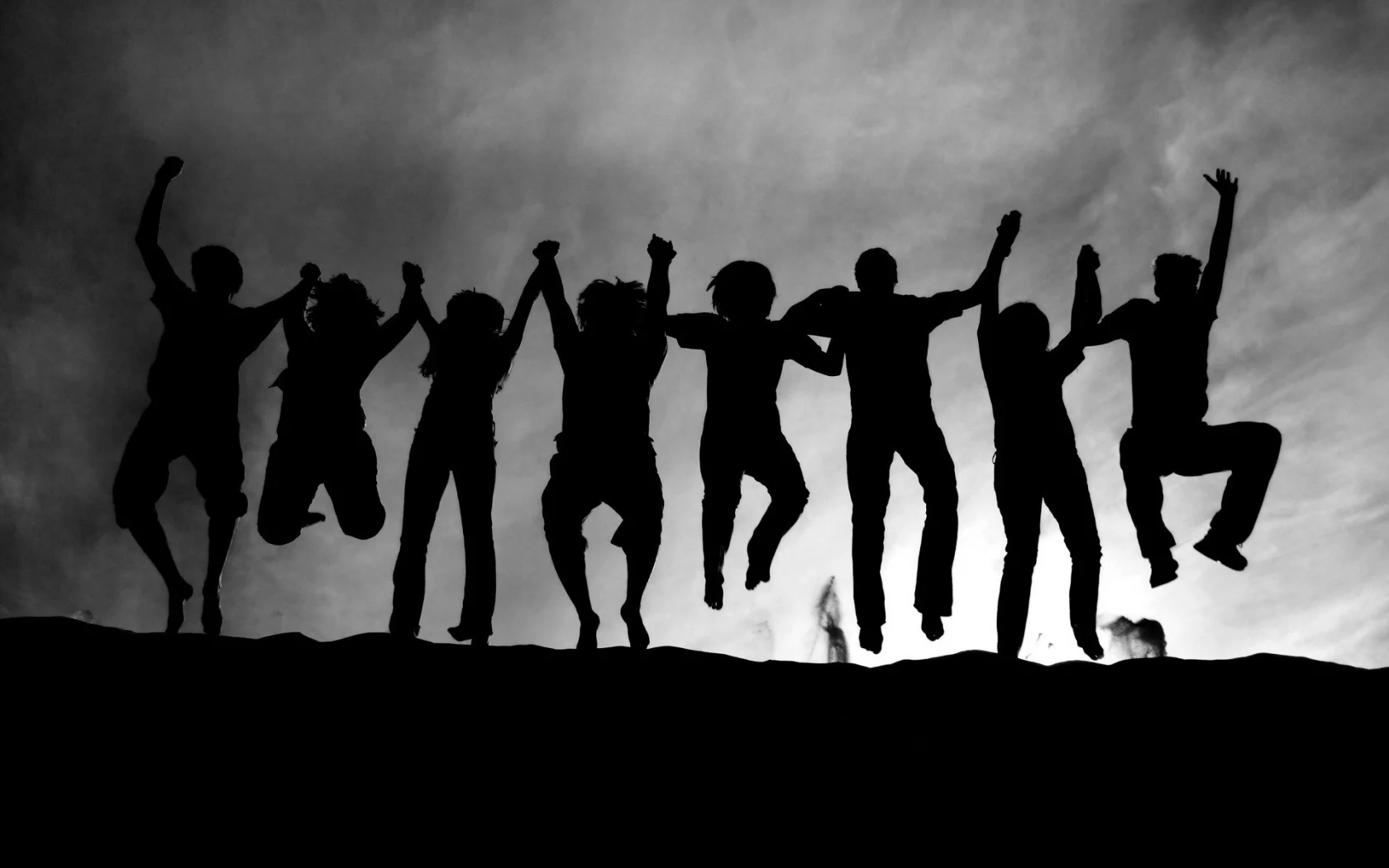 позитив, jump, black, прыжок, люди, чб, joy, people, радость, positive