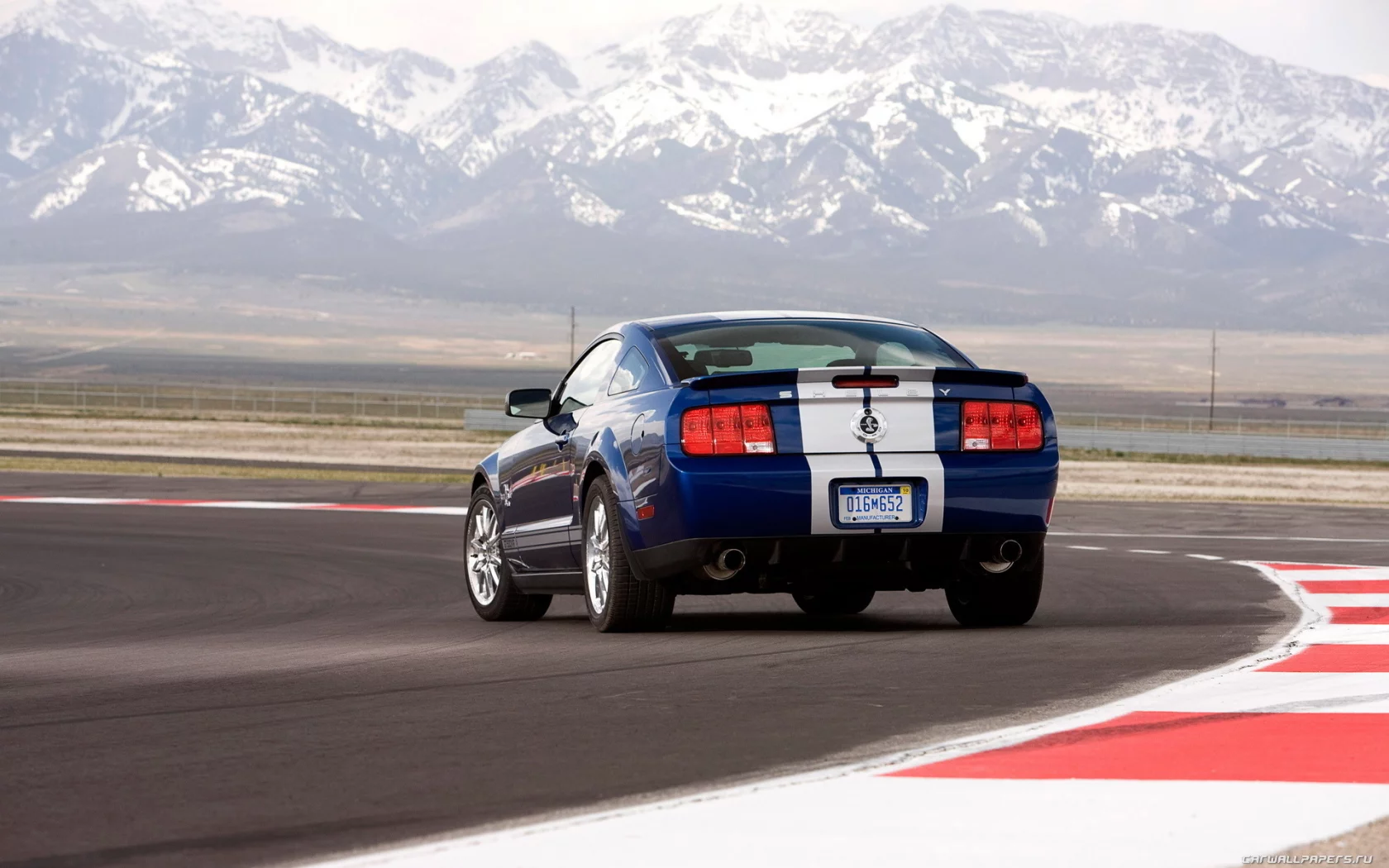 белые полоски, горы, mustang, синий, gt500kr, shelby