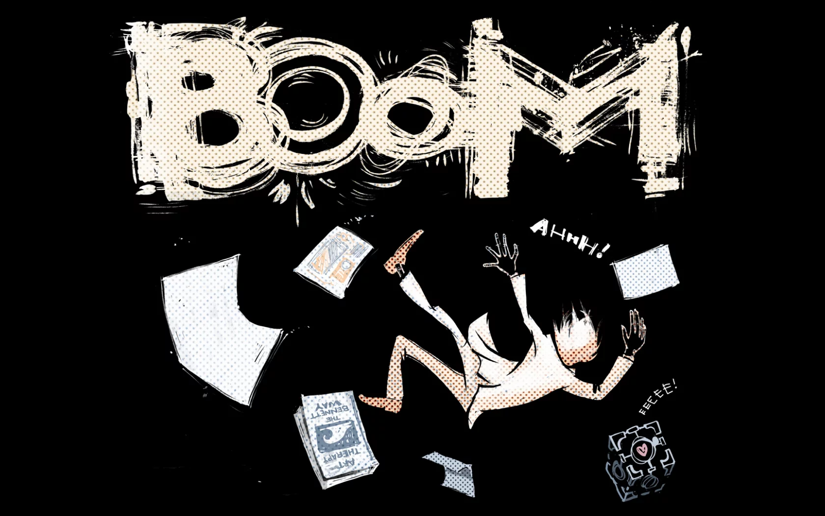 portal, куб, boom, портал