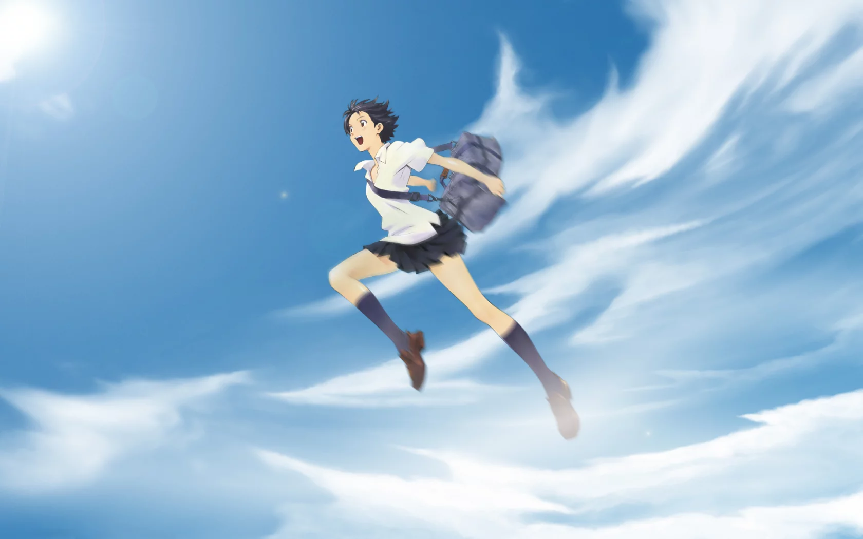 прыжок, toki o kakeru sh__jo, the girl who leapt through time, девочка покорившая время