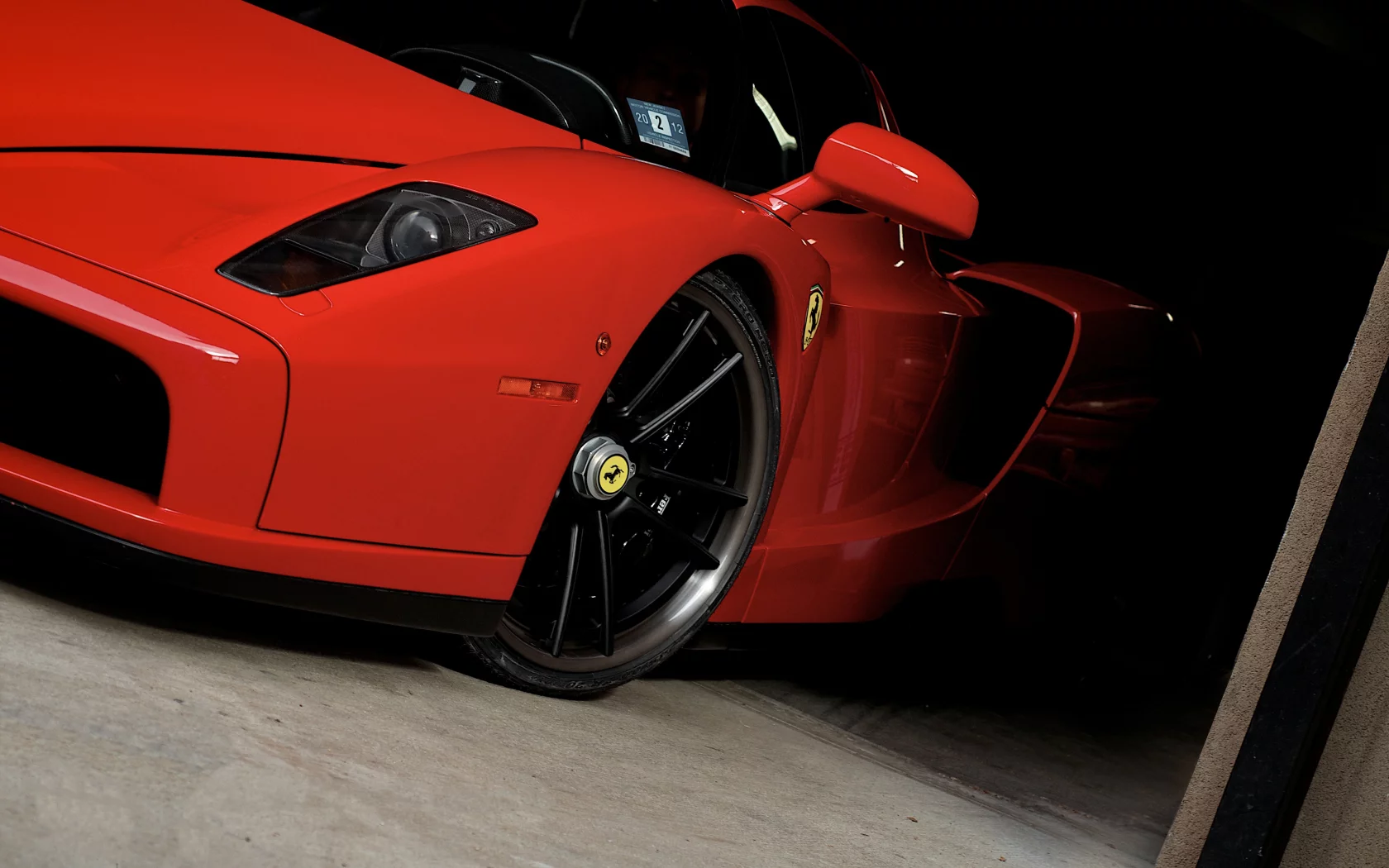 передняя часть, энзо, enzo, красный, red, ferrari, феррари