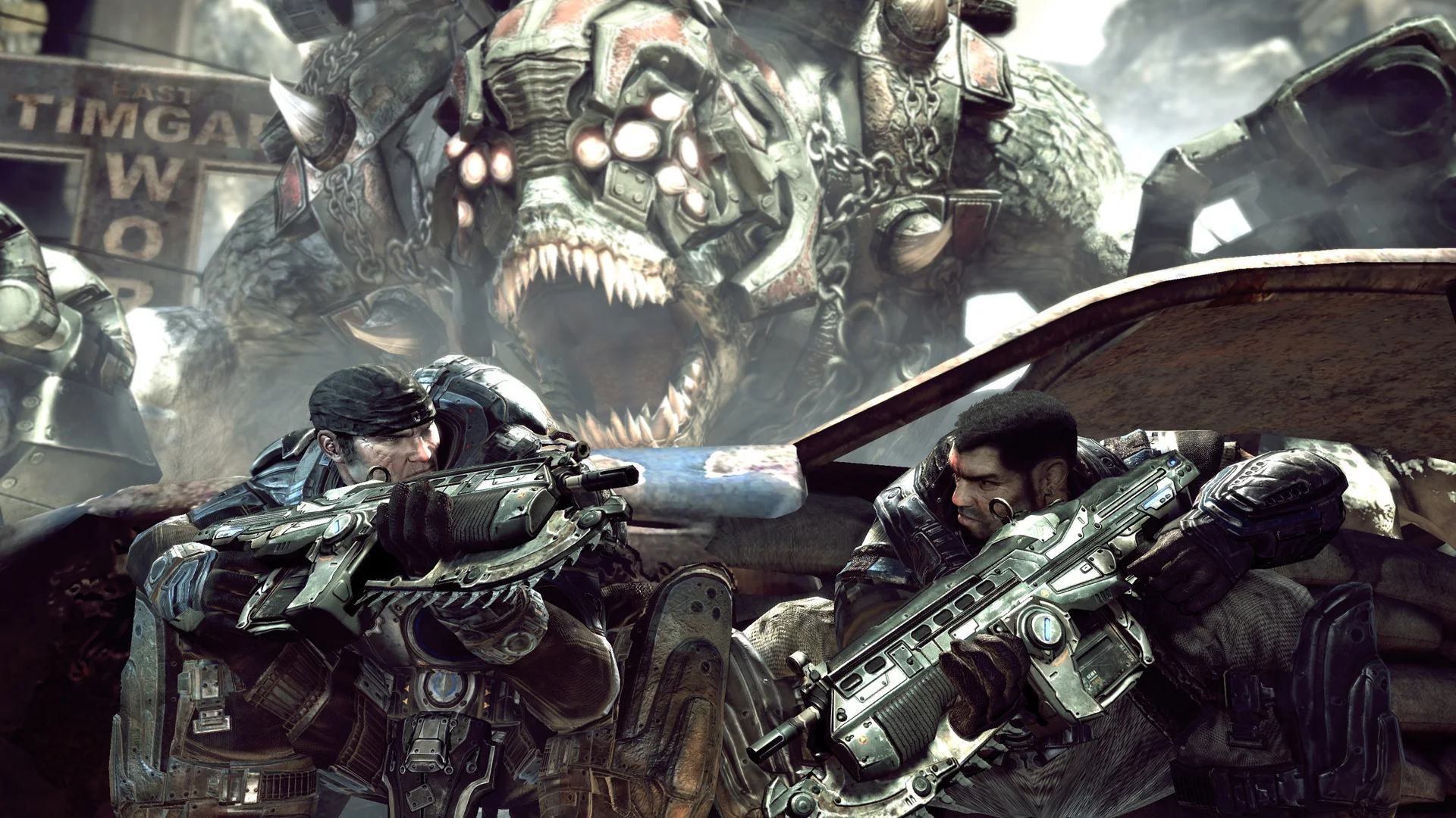 marcus fenix, gears of war, оружие, игра