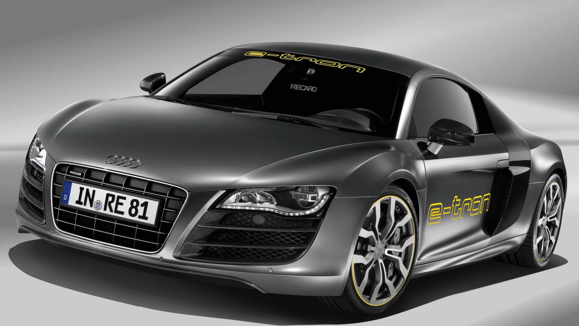 audi, prototype, передняя часть, r8, e-tron