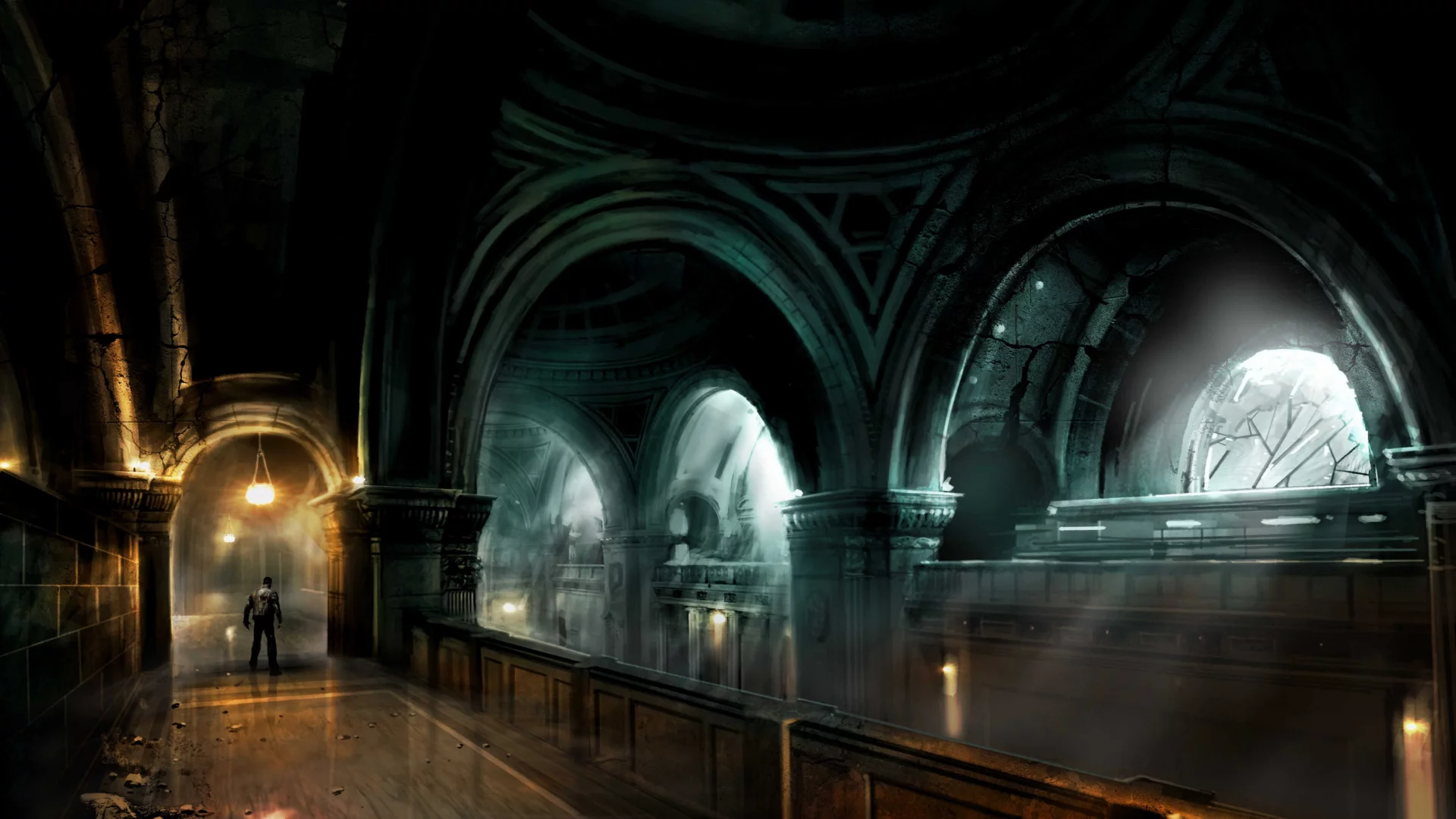 pс, alone in the dark, artwork