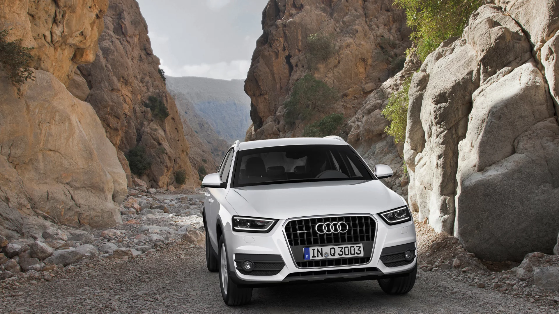 q3, audi, silver