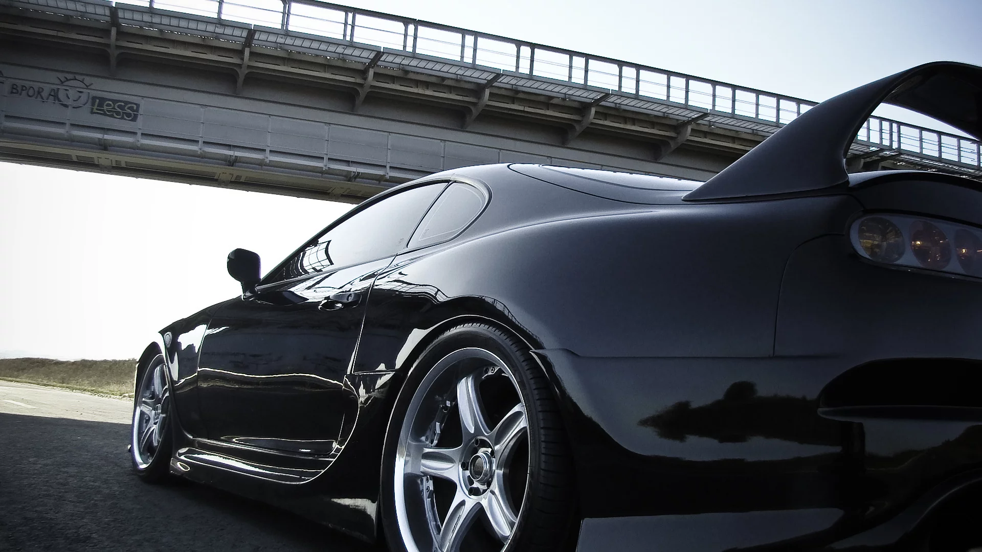 чёрная, jdmtuning, toyota