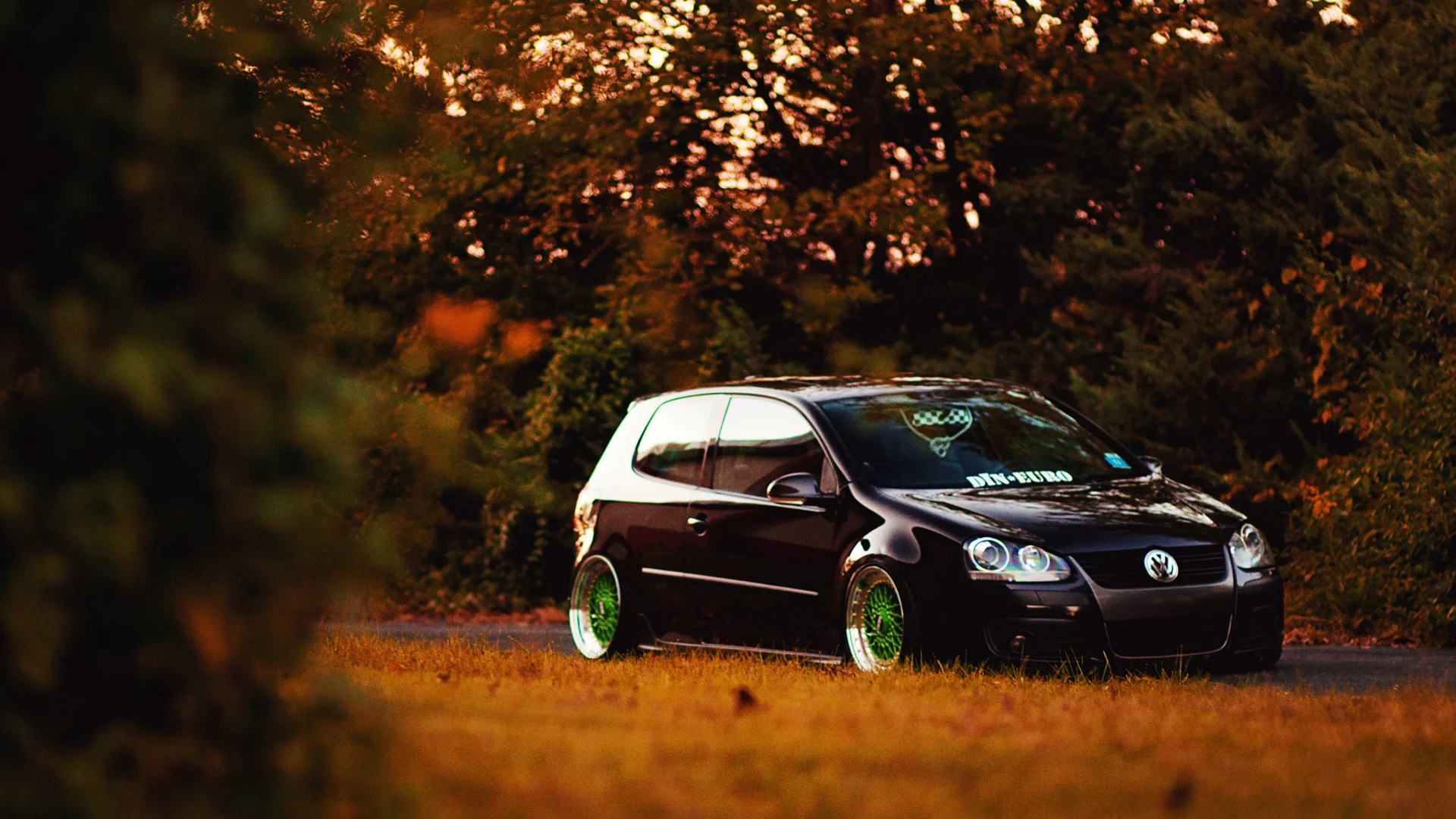 vw, осень, mkv, gti
