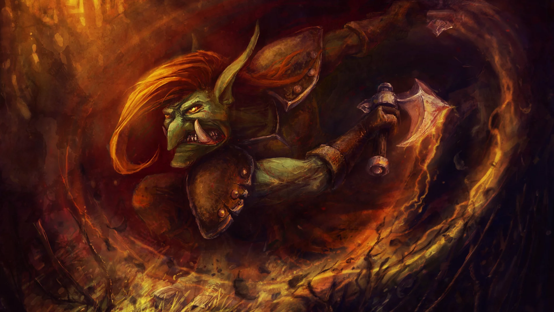 тролль, топоры, dota, дота, troll warlord, fury on, defense of the ancients, ярость