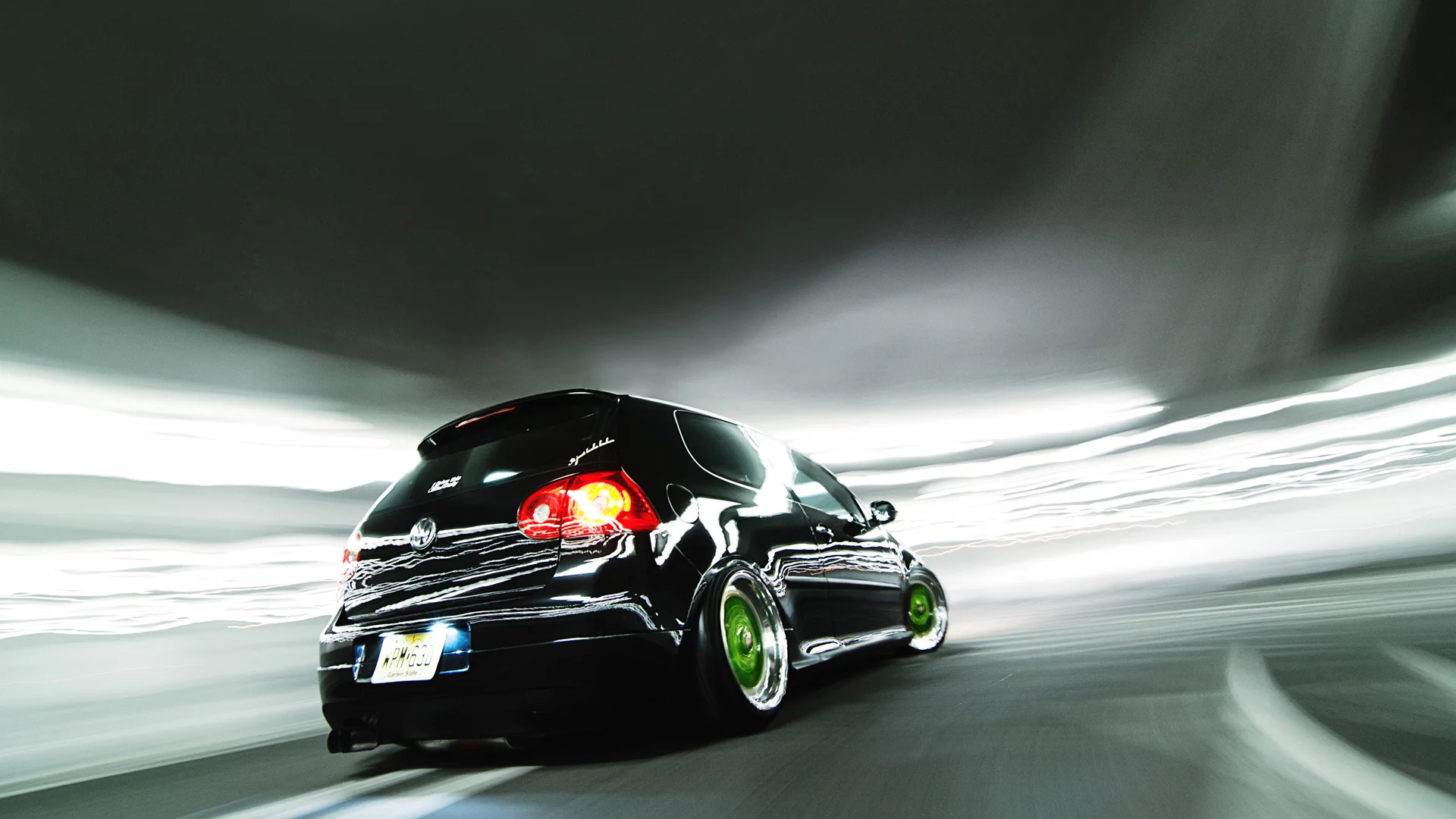 gti, скорость, задом, фара, vw, mkv