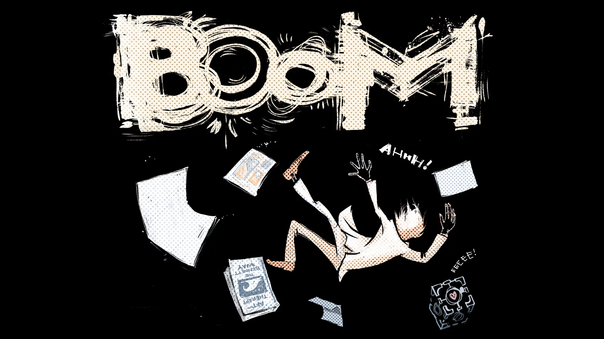 portal, куб, boom, портал