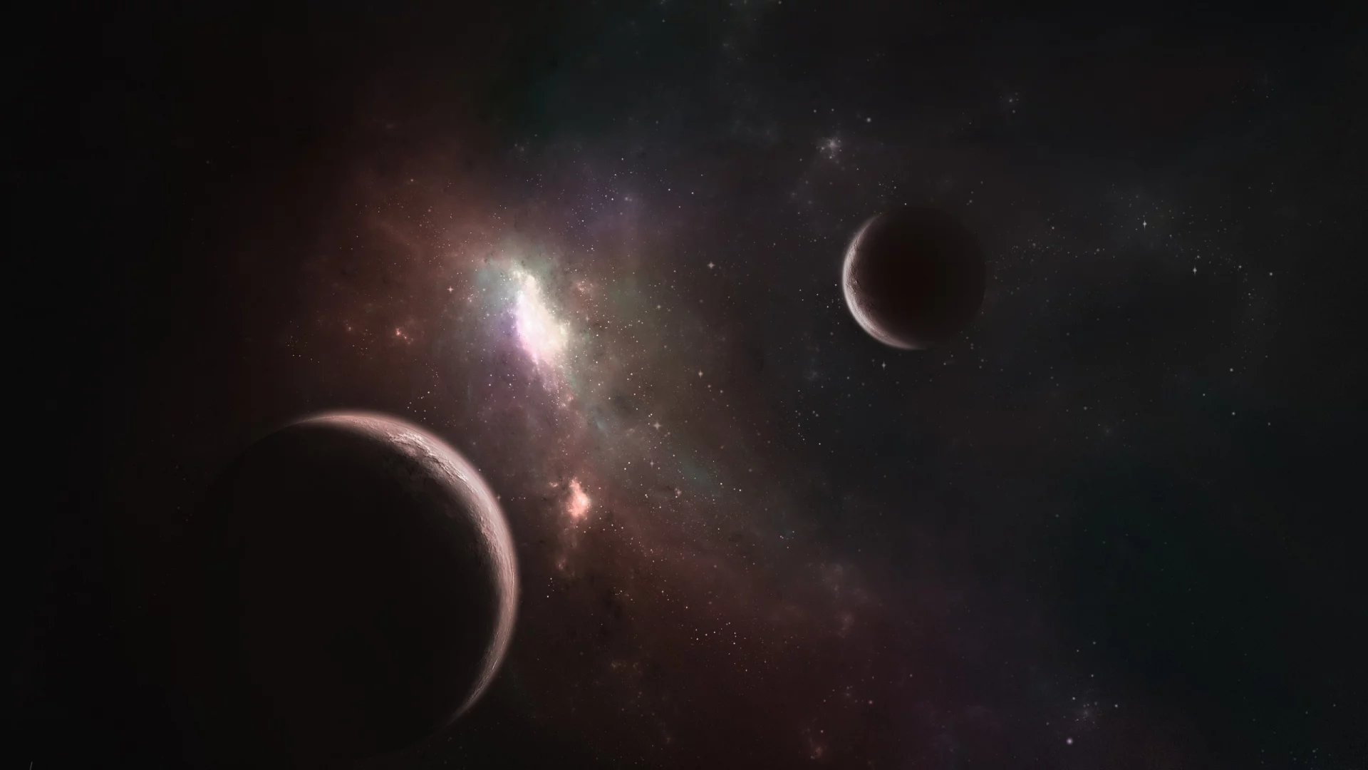 planet, созвездие, satellite, space, свечение
