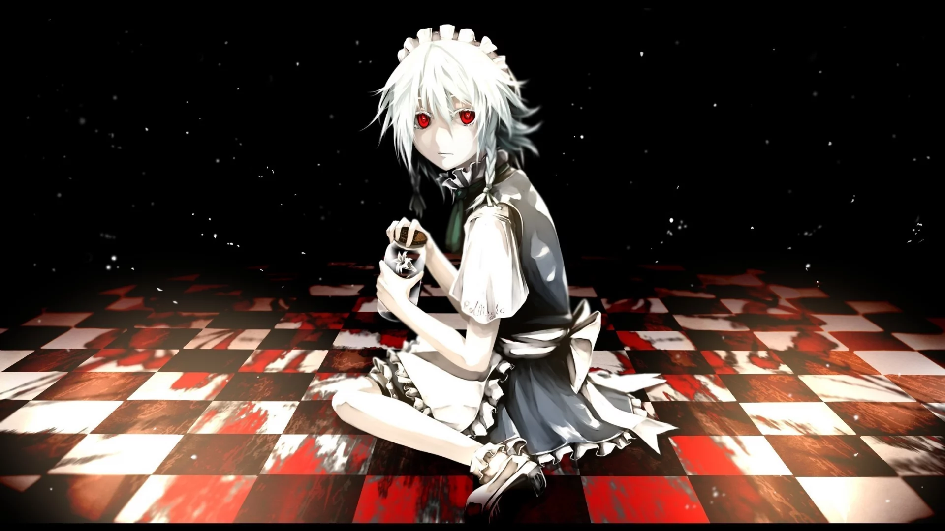 touhou, тохо, sakuya, izaey, сакуя, идзаёй