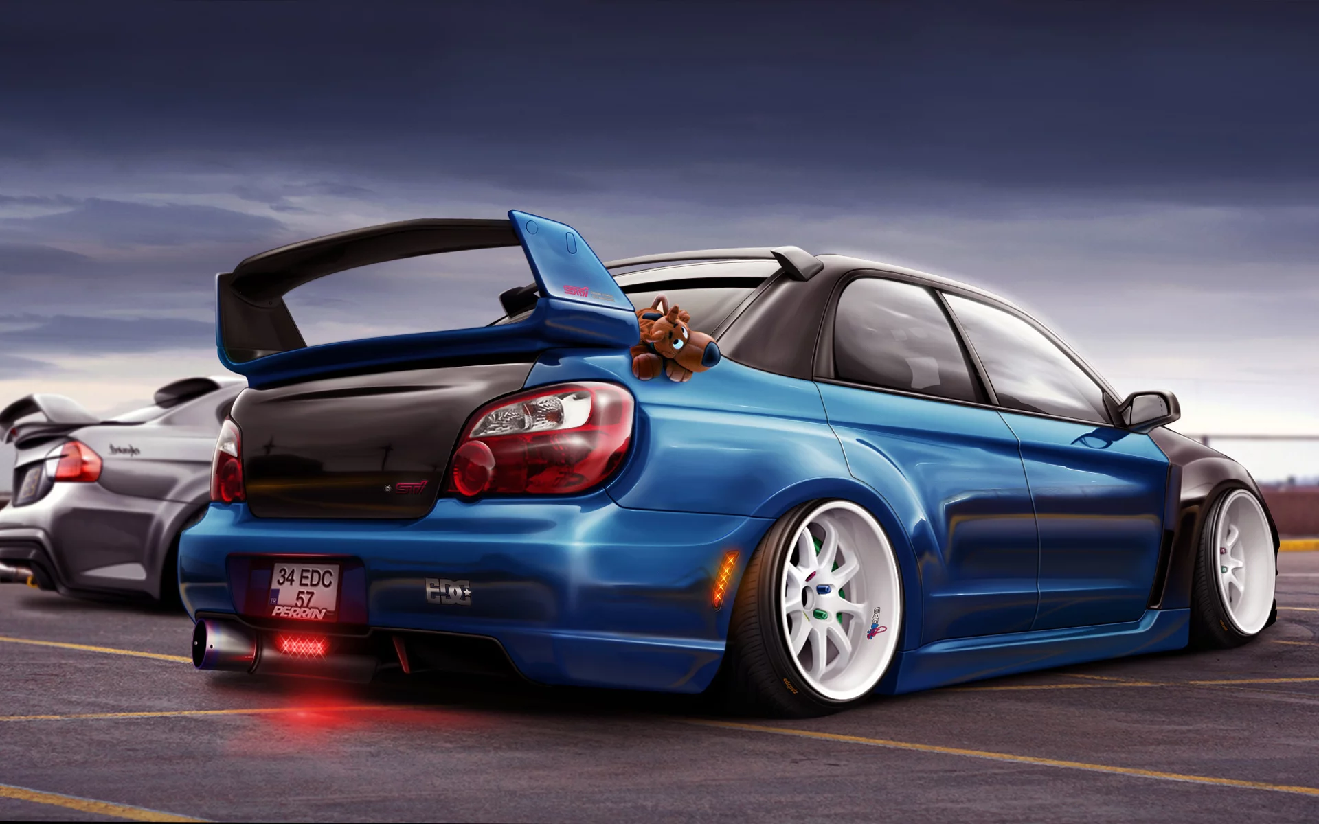 sti, стоянка, subaru, impreza, wrx