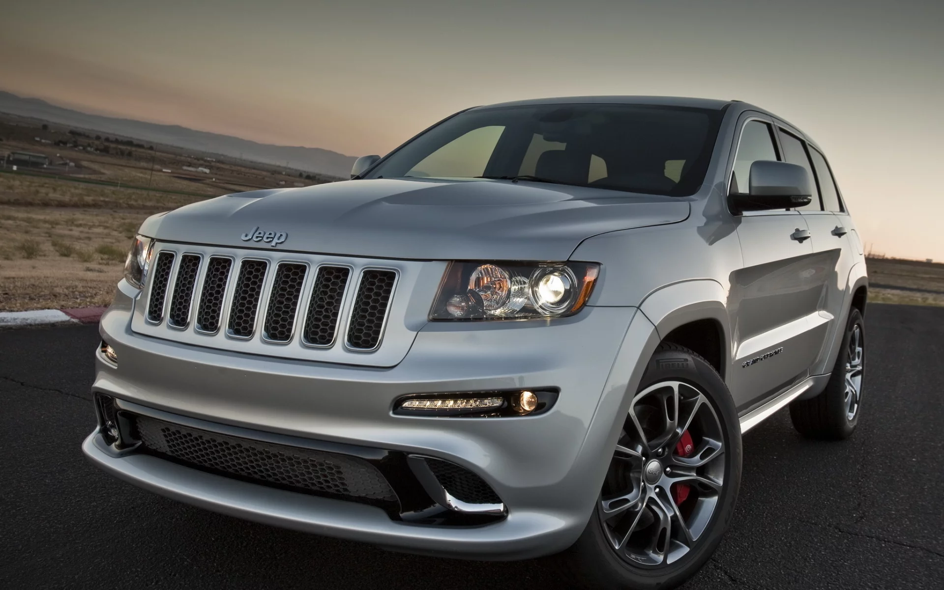 джип, grand cherokee, srt8, передняя часть, серебристый, гранд чероке, jeep