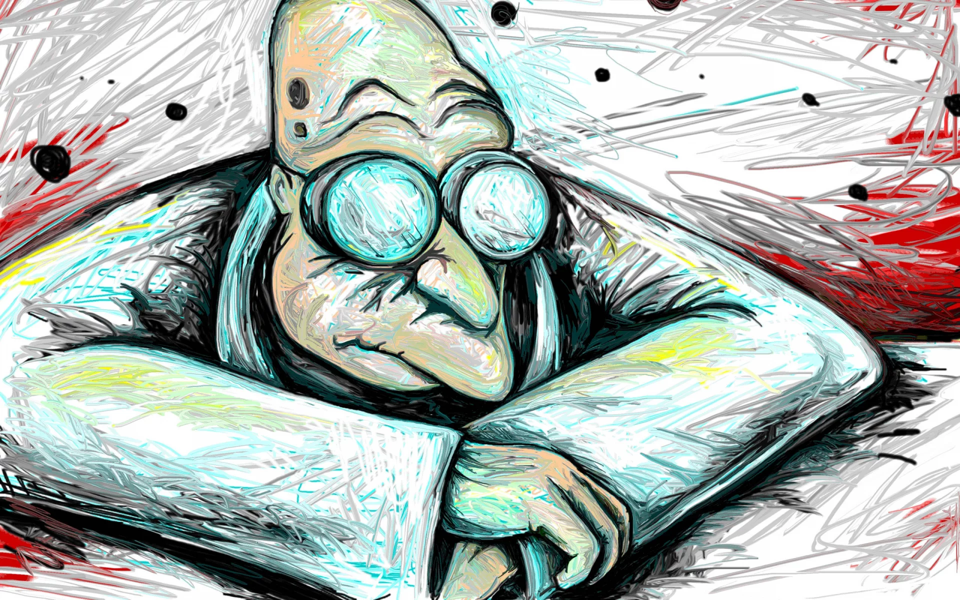 futurama, обои, professor