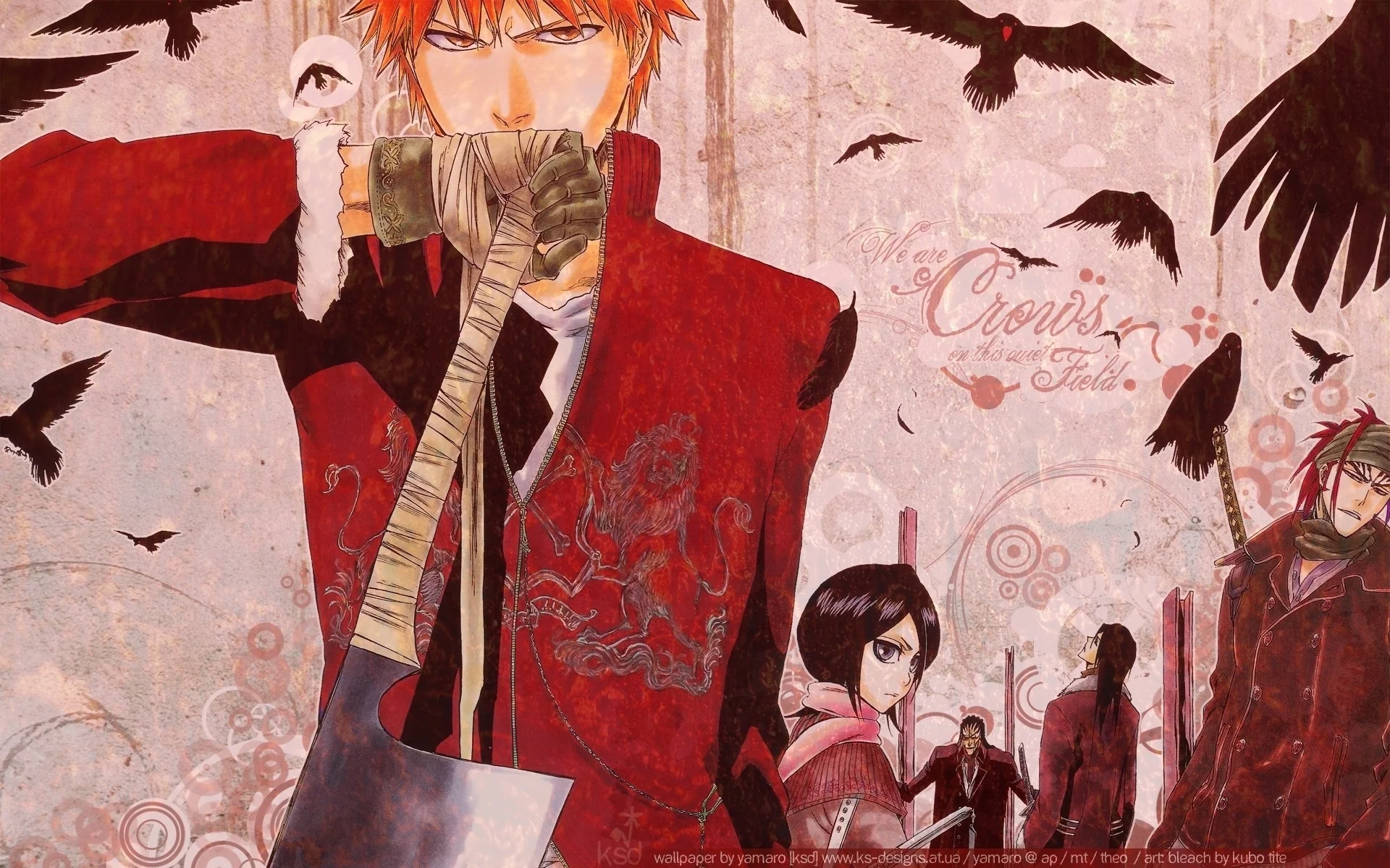 ichigo, блич, bleach, crows