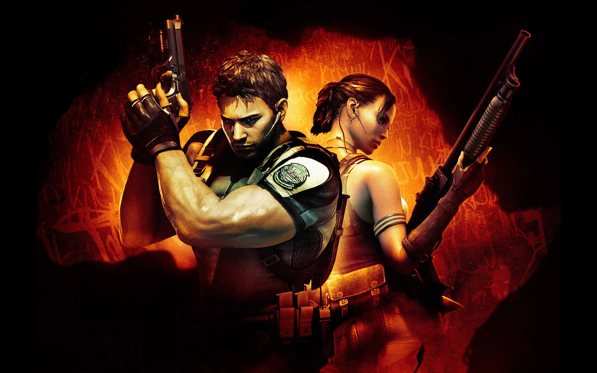 игры, sheva, resident evil 5, chris