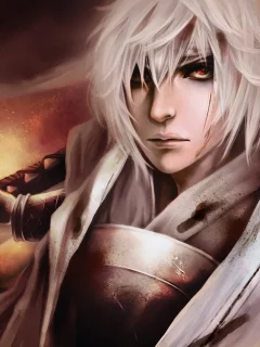 катана, меч, gintama, парень, sakata gintoki