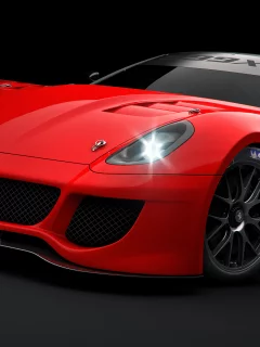 599xx, ferrari, рендер
