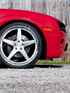 camaro, красный, red, шевроле, мускул кар, chevrolet, камаро