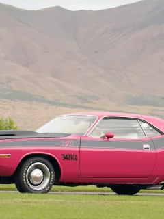 challenger, горы, dodge, r-t se, 1970, классика