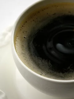 кофе, капли, чашка, рябь