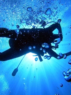 дайвинг, море, акваланг, океан