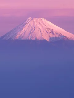 пейзаж, япония, гора