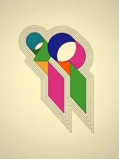 фон, арт, фигура, обои, графика, минимализм