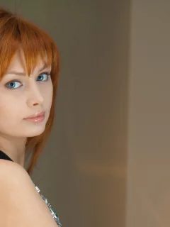 рыженькая, милашка, портрет, девушка