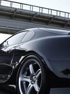 чёрная, jdmtuning, toyota
