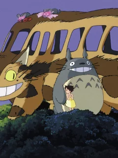 ghibli, хаяо миядзаки, котобус, мой сосед тоторо, my neighbor totoro, гибли, hayao miyazaki