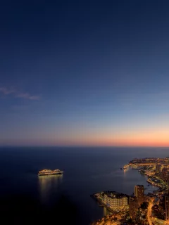 ночь, монако, monaco