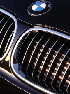 радиатор, бмв, решётка, логотип, bmw